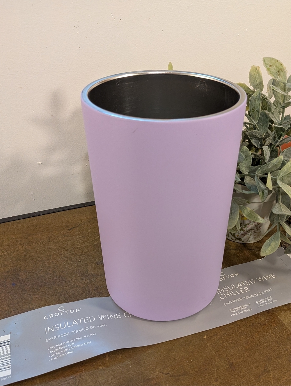 Crofton Insulated Wine Chiller - Lavender